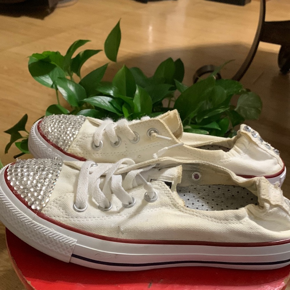 Jeweled Converse sneakers